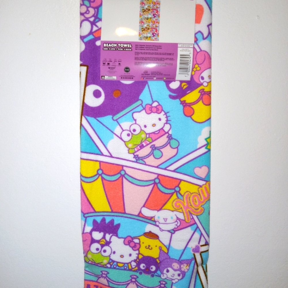 Hello kitty sanrio beach towl